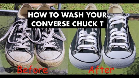 the dangers of washing converse.